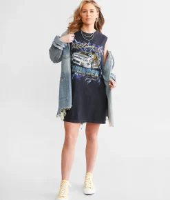 Dresses | American Highway Thunder Muscle Tank Dress Black Lava Wash