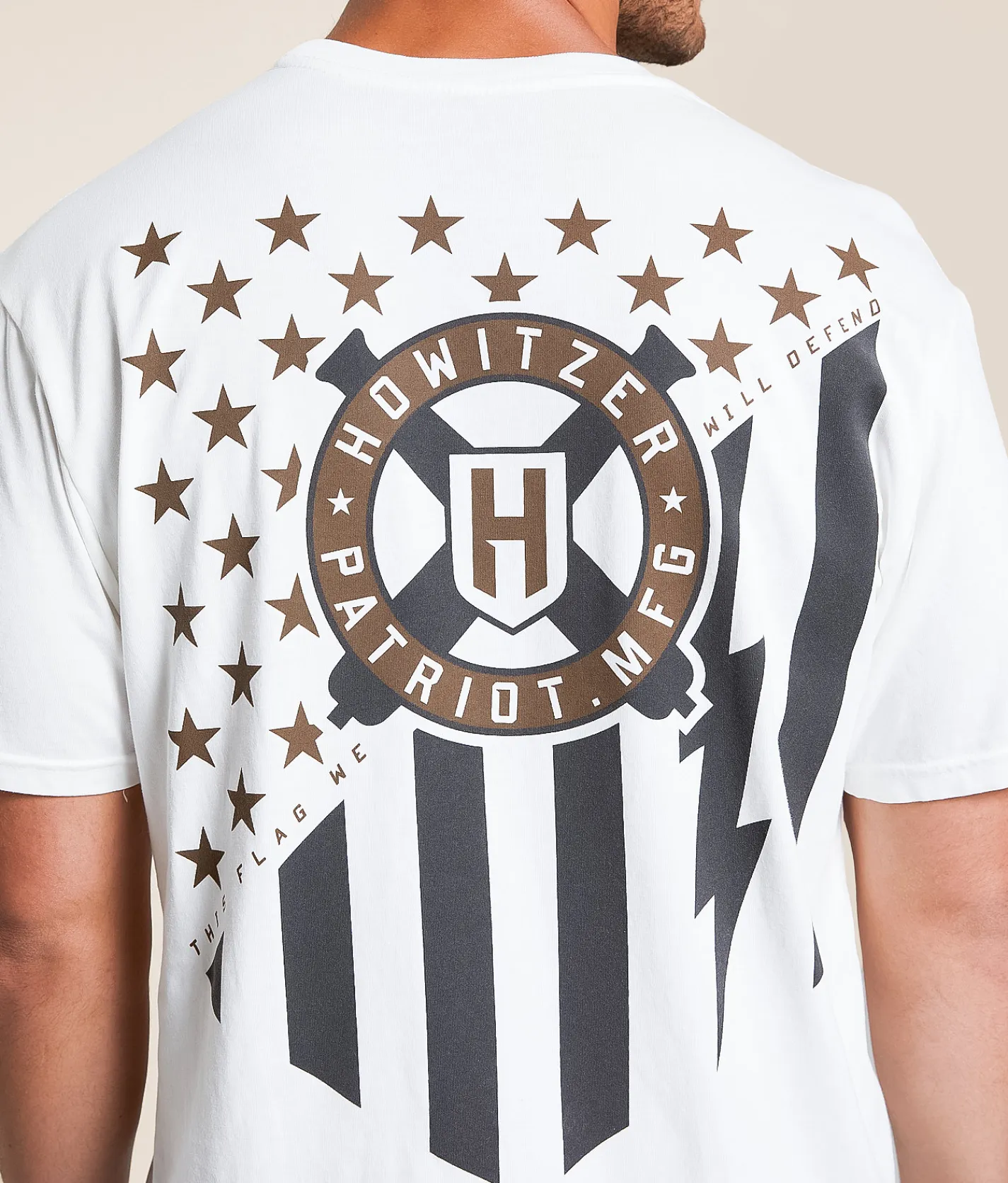 Graphic T-Shirts | Howitzer Thunder Struck T-Shirt Antique White
