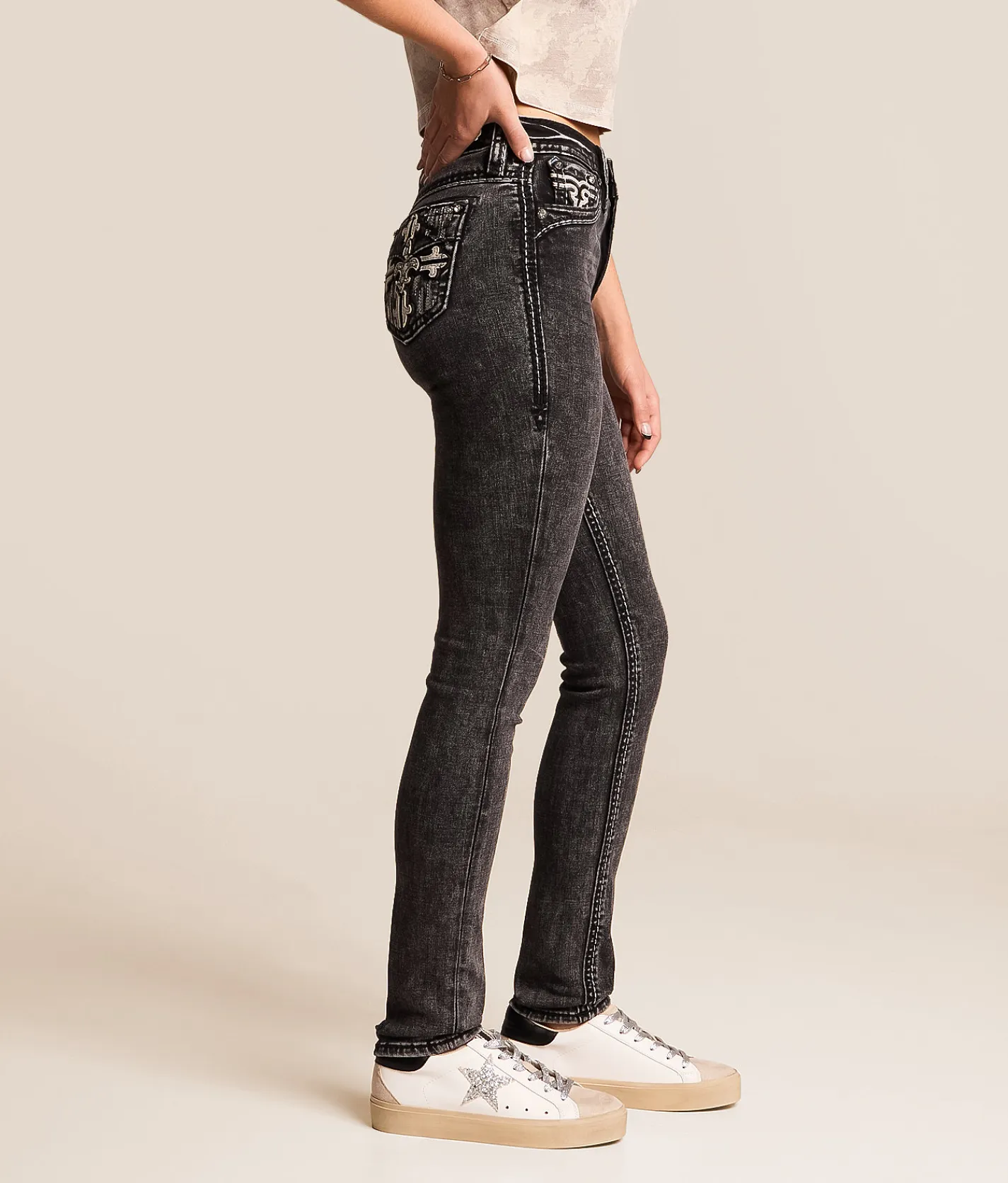 Jeans|Bottoms | Rock Revival Tianna Curvy High Rise Skinny Stretch Jean Tianna HS200