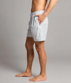 Bottoms|Swimwear | Maven Co-op Tidal Performance Stretch Swim Trunks Blue