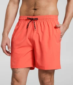 Maven Co-op Tidal Stretch Swim Trunks Bright Coral Discount