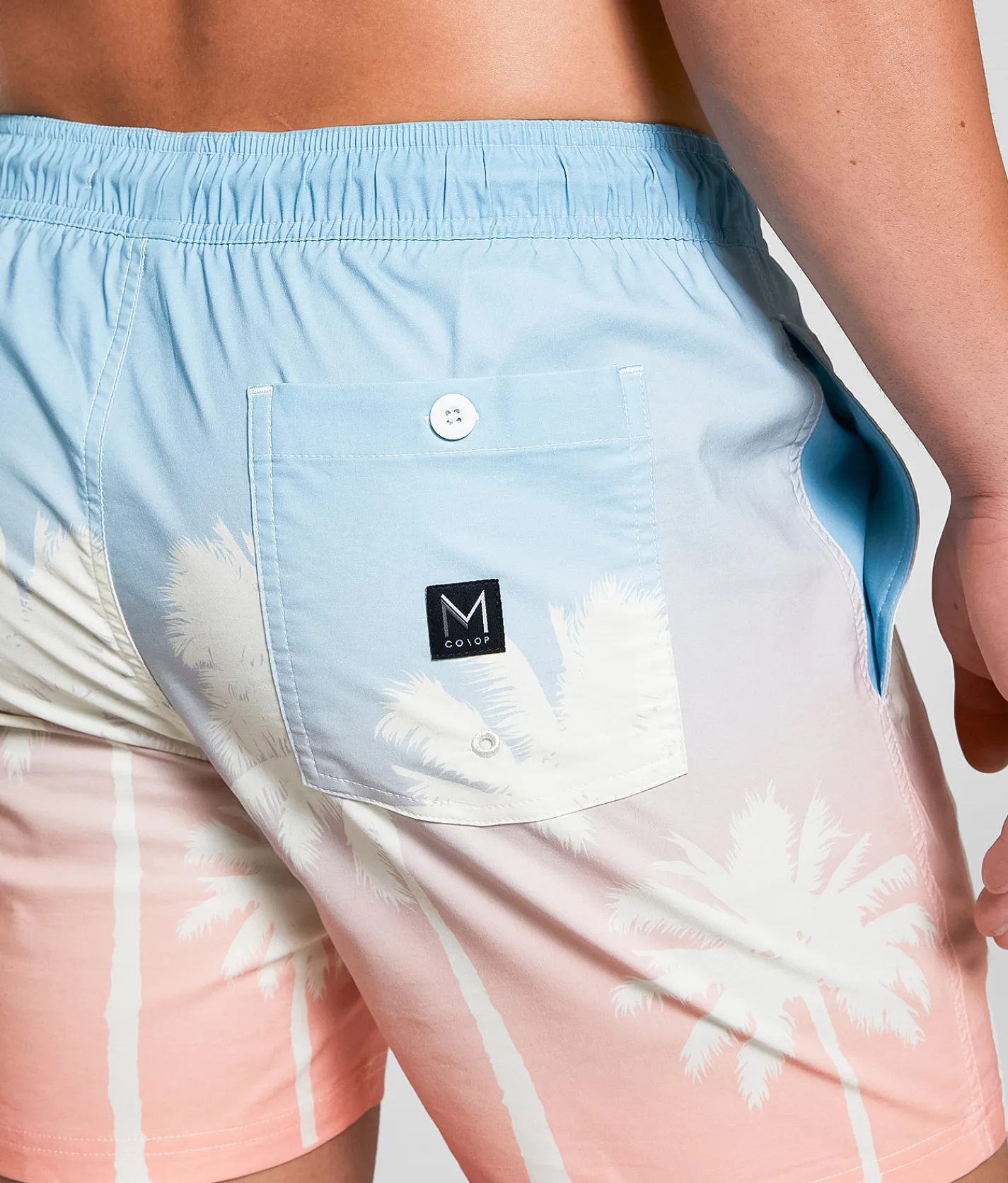 Maven Co-op Tidal Stretch Swim Trunks Peach Blue Online