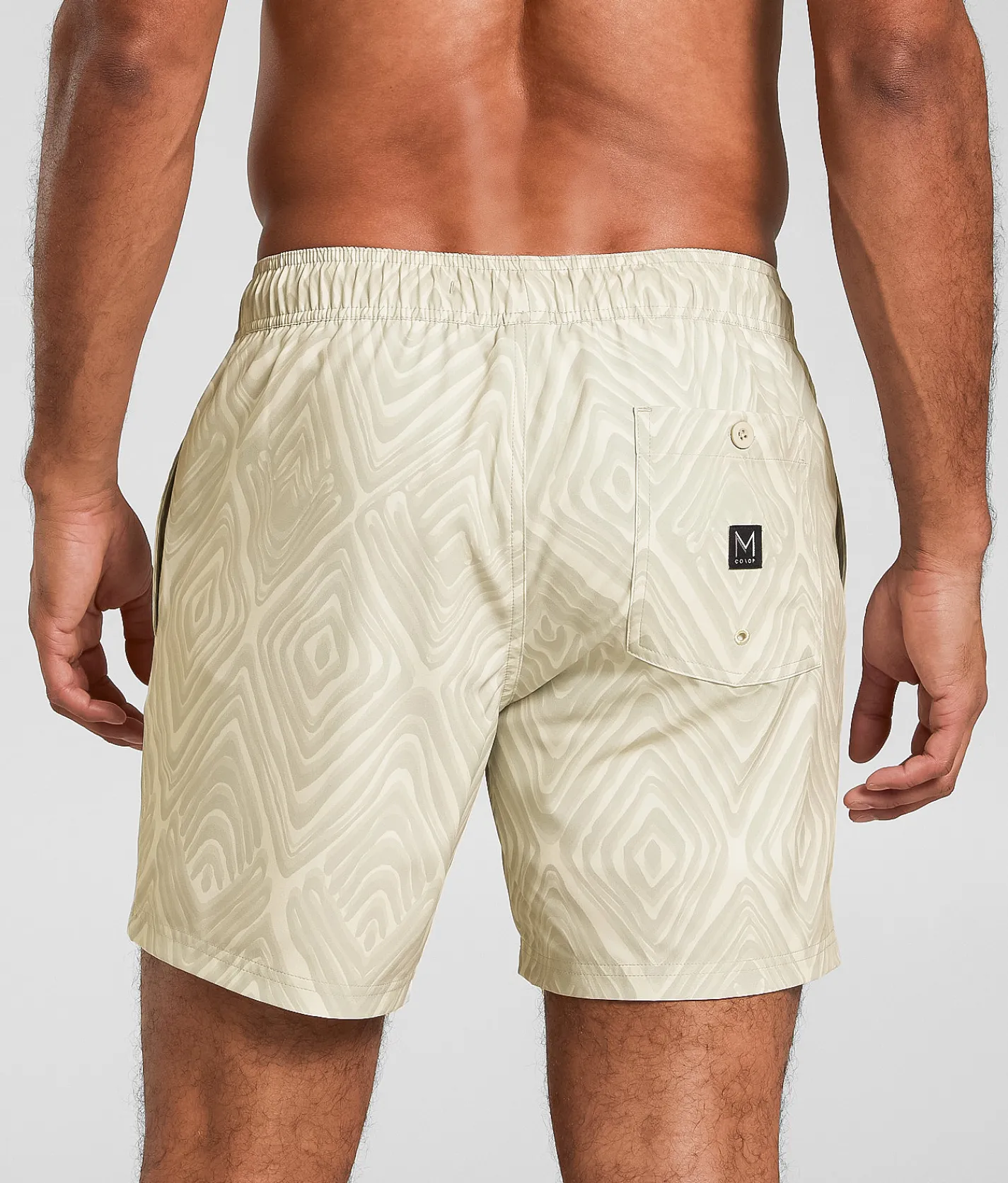 Bottoms|Swimwear | Maven Co-op Tidal Stretch Swim Trunks Cream