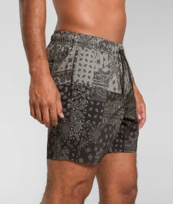 Maven Co-op Tidal Stretch Swim Trunks Black Charcoal