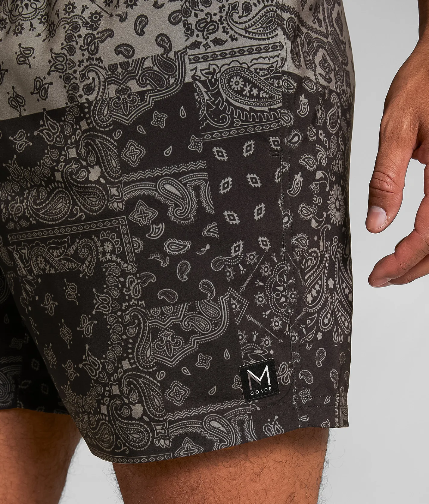 Maven Co-op Tidal Stretch Swim Trunks Black Charcoal