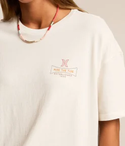 Hurley Tide Chaser T-Shirt Tofu Discount