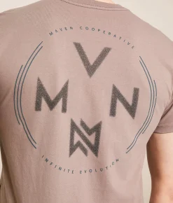 Maven Co-op Tide T-Shirt Mauve New