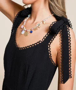 Blu Pepper Tiered Midi Dress Black Online