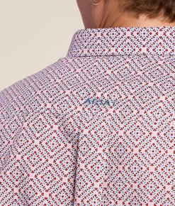Tops | Ariat Tiernan Shirt White Geo Print
