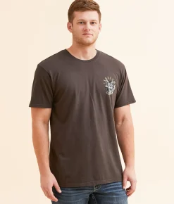 Graphic T-Shirts | Sullen Tiger Snake T-Shirt Vintage Black