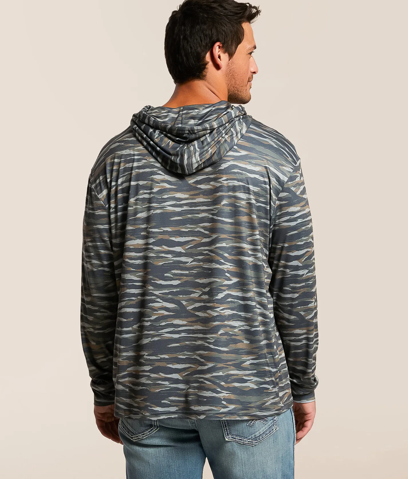 BURLEBO Wetland Performance Hoodie Tiger Stripe Camo Hot