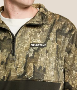 Tops | Fieldstone Timber Quarter Zip Pullover Camo