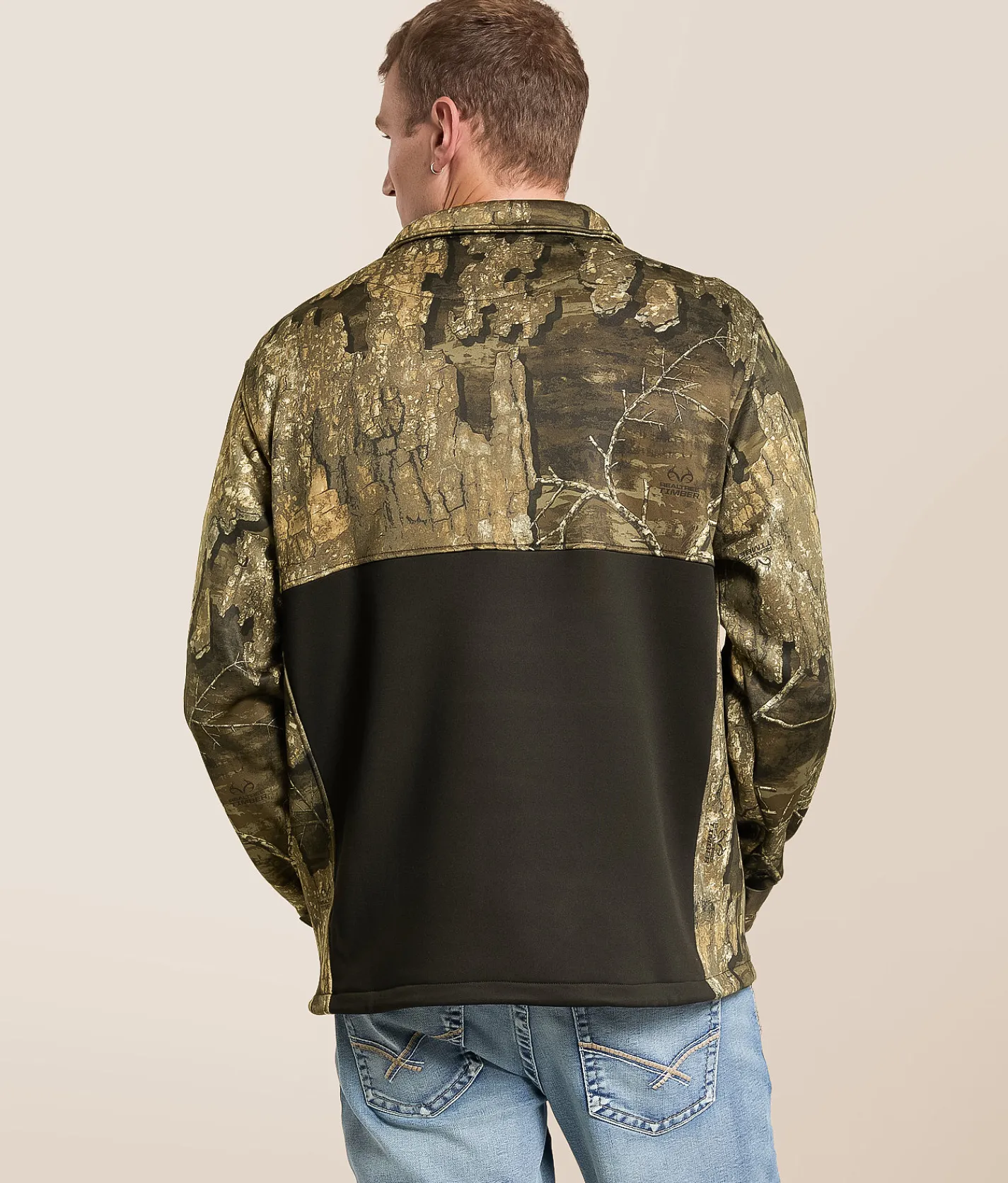 Tops | Fieldstone Timber Quarter Zip Pullover Camo