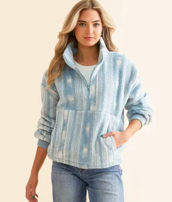 Billabong Time Off Fleece Pullover Sea Fog Outlet