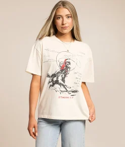 Tops | Modish Rebel 2 Timothy Western T-Shirt White