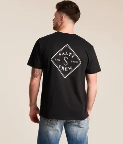 Salty Crew Tippet Classic T-Shirt Black New