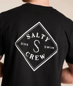 Salty Crew Tippet Classic T-Shirt Black New