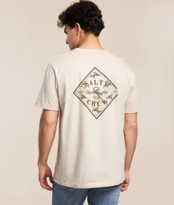 Tops|Graphic T-Shirts | Salty Crew Tippet Fill T-Shirt Bone