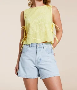 Free People Tippi Short Babalon Blue Clearance