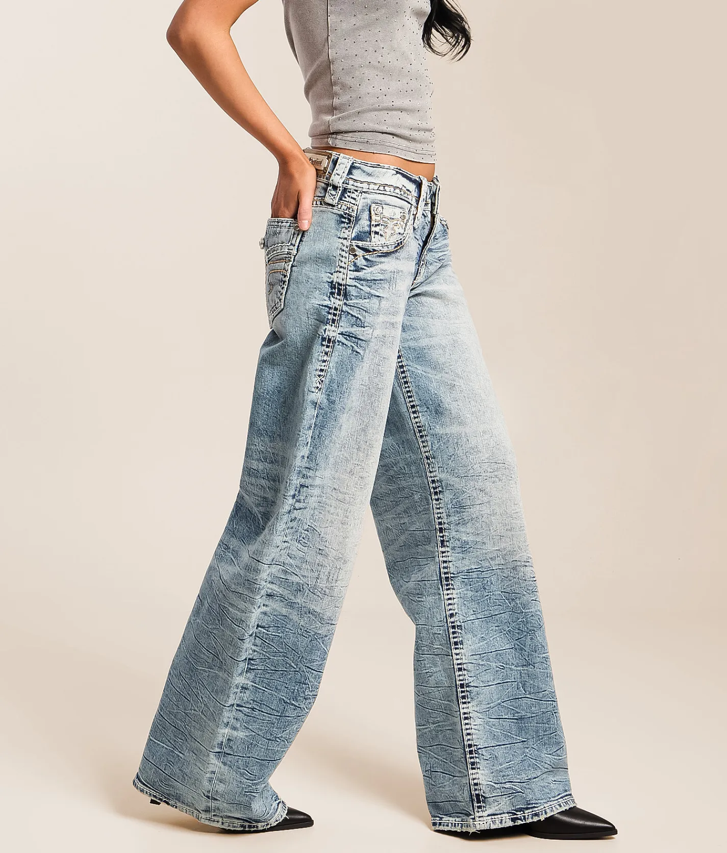 Bottoms | Rock Revival Titania Baggy Stretch Jean Titania B2216