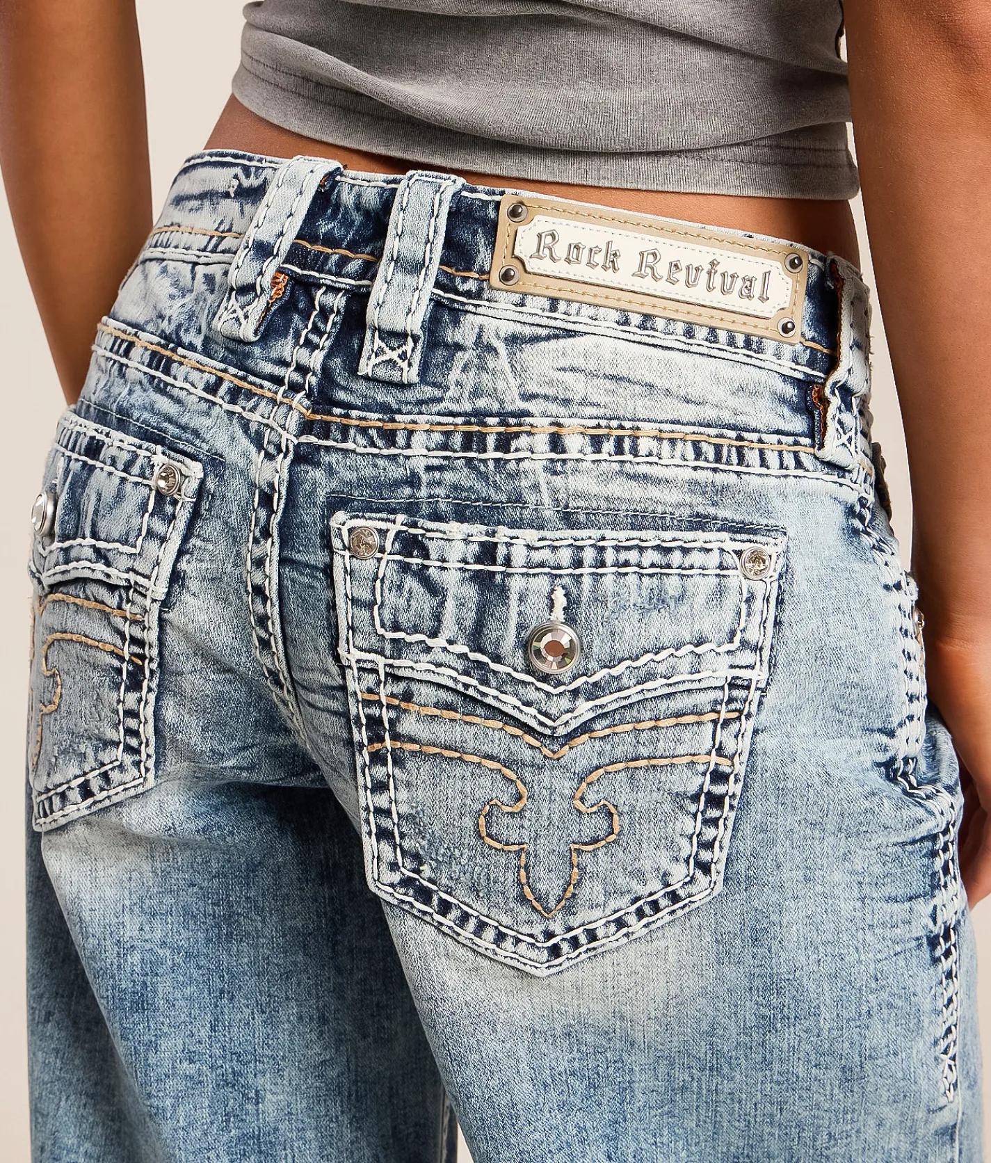 Bottoms | Rock Revival Titania Baggy Stretch Jean Titania B2216