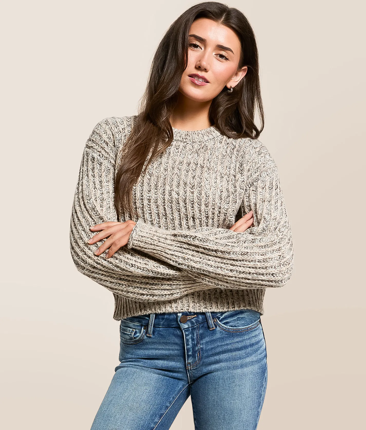 Z Supply Tivoli Sweater Burnt Ash Heather Sale