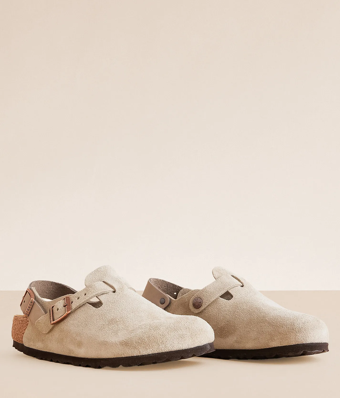 Birkenstock® Tokio Suede Clog Taupe