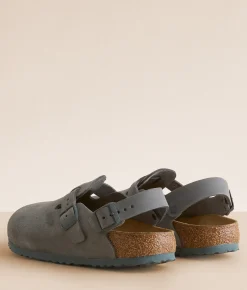Birkenstock® Tokio Suede Clog Basalt Gray Online