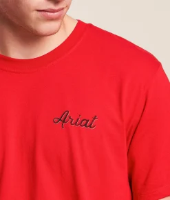 Tops|Graphic T-Shirts | Ariat Tombstone Cowboy T-Shirt Redline
