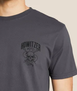 Graphic T-Shirts | Howitzer Tomorrow T-Shirt Grey Pinstripe