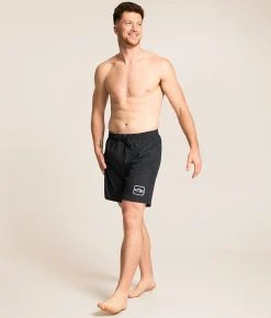 Funk Lagoon Tonal Camo Stretch Swim Trunks Black Camo