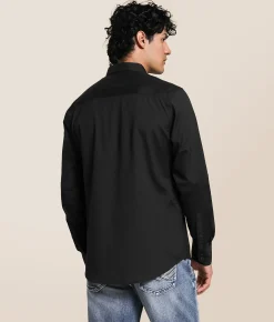 J.B. Holt Tonal Embroidered Standard Stretch Shirt Black Online