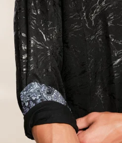 Tops | Eight X Tonal Jacquard Shirt Black