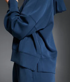 Tops|Activewear | Buckle Black Tonal Seamed Hoodie Big Dipper