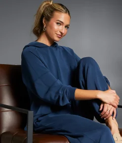 Tops|Activewear | Buckle Black Tonal Seamed Hoodie Big Dipper