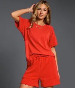 Tops | Buckle Black Tonal Stitched T-Shirt Molten Lava
