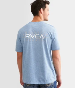Graphic T-Shirts | RVCA Top Bar Sport T-Shirt Majolica Blue Heather
