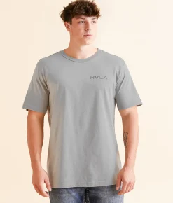 RVCA Topo All The Way T-Shirt Monument Discount