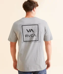 RVCA Topo All The Way T-Shirt Monument Discount