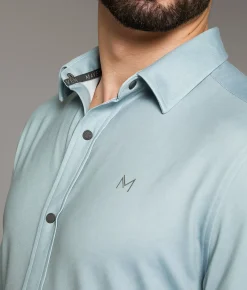 Tops | Maven Co-op Topo Standard Performance Stretch Shirt Blue