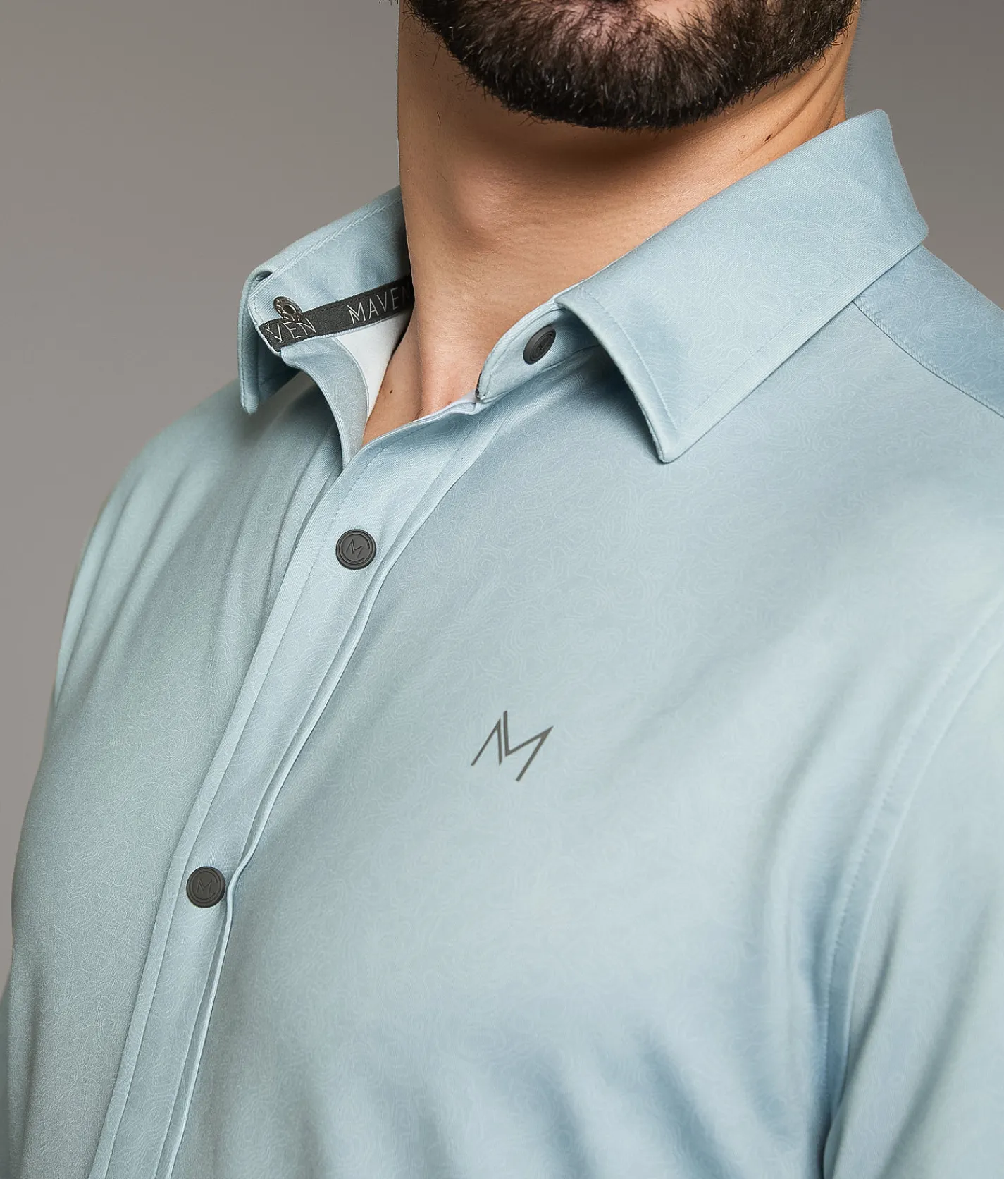 Tops | Maven Co-op Topo Standard Performance Stretch Shirt Blue