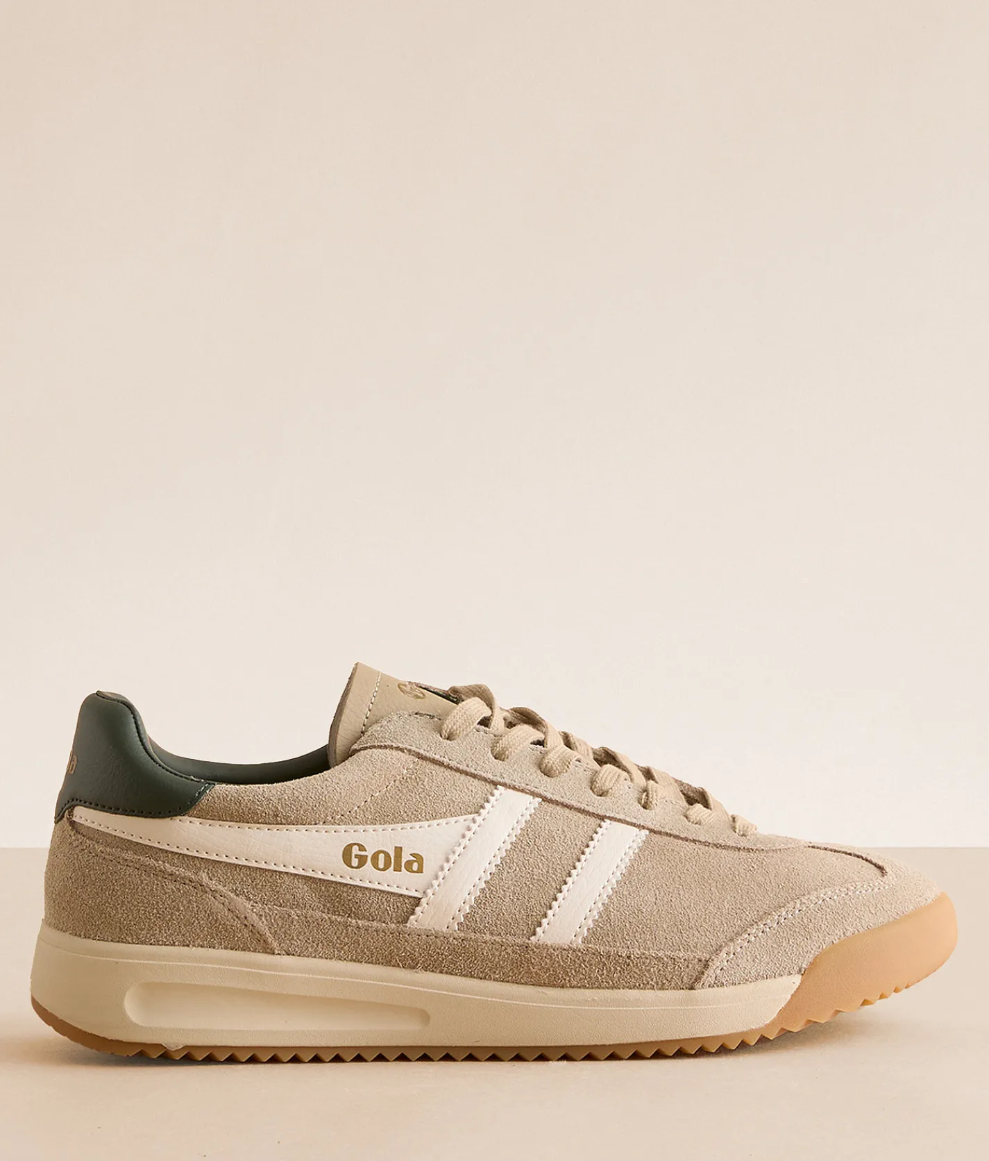 Gola® Tornado '88 Leather Sneaker Bone Off White Dark Khaki Hot