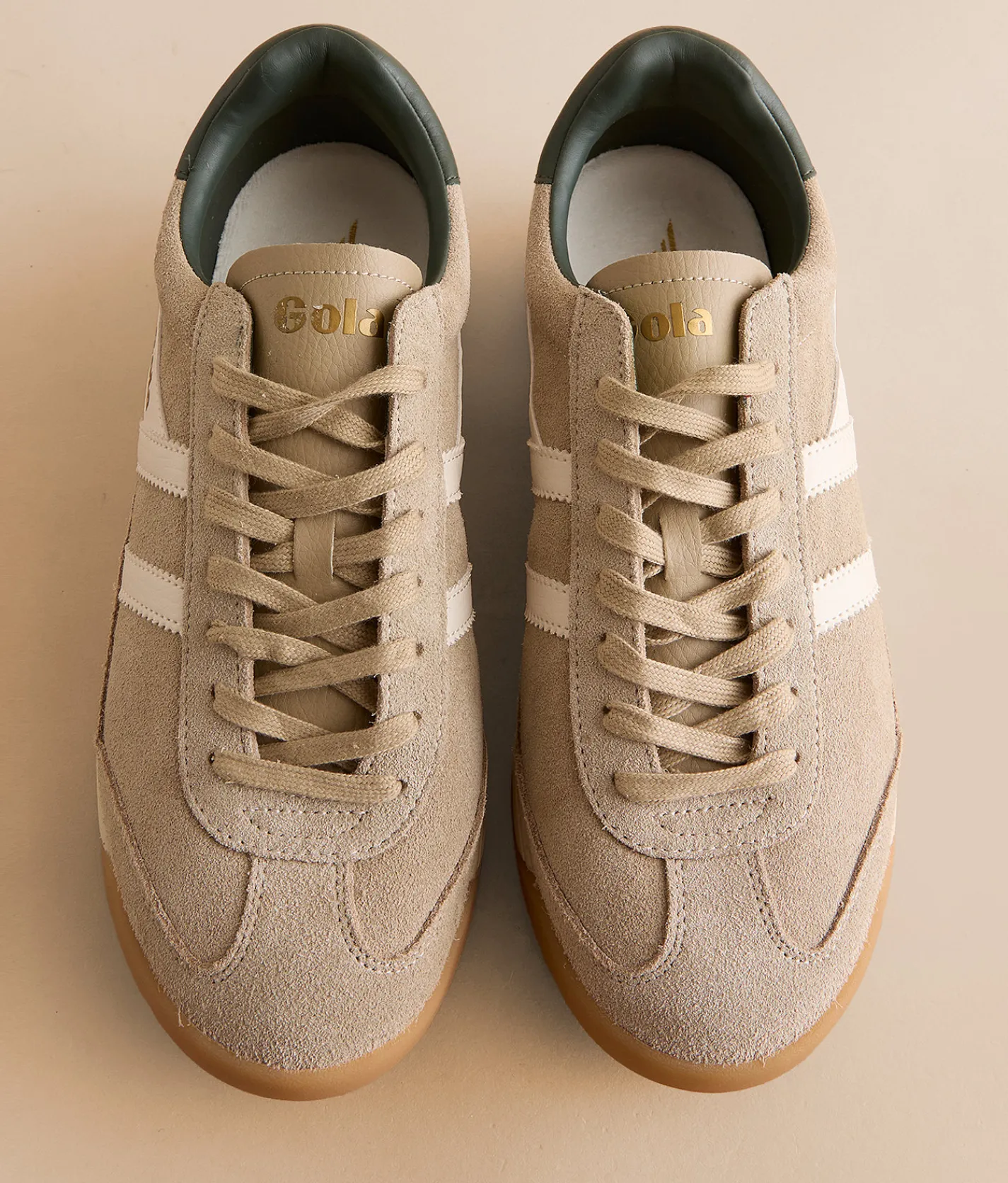 Gola® Tornado '88 Leather Sneaker Bone Off White Dark Khaki Hot