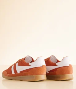 Gola® Tornado Leather Sneaker Shocking Pink White Outlet