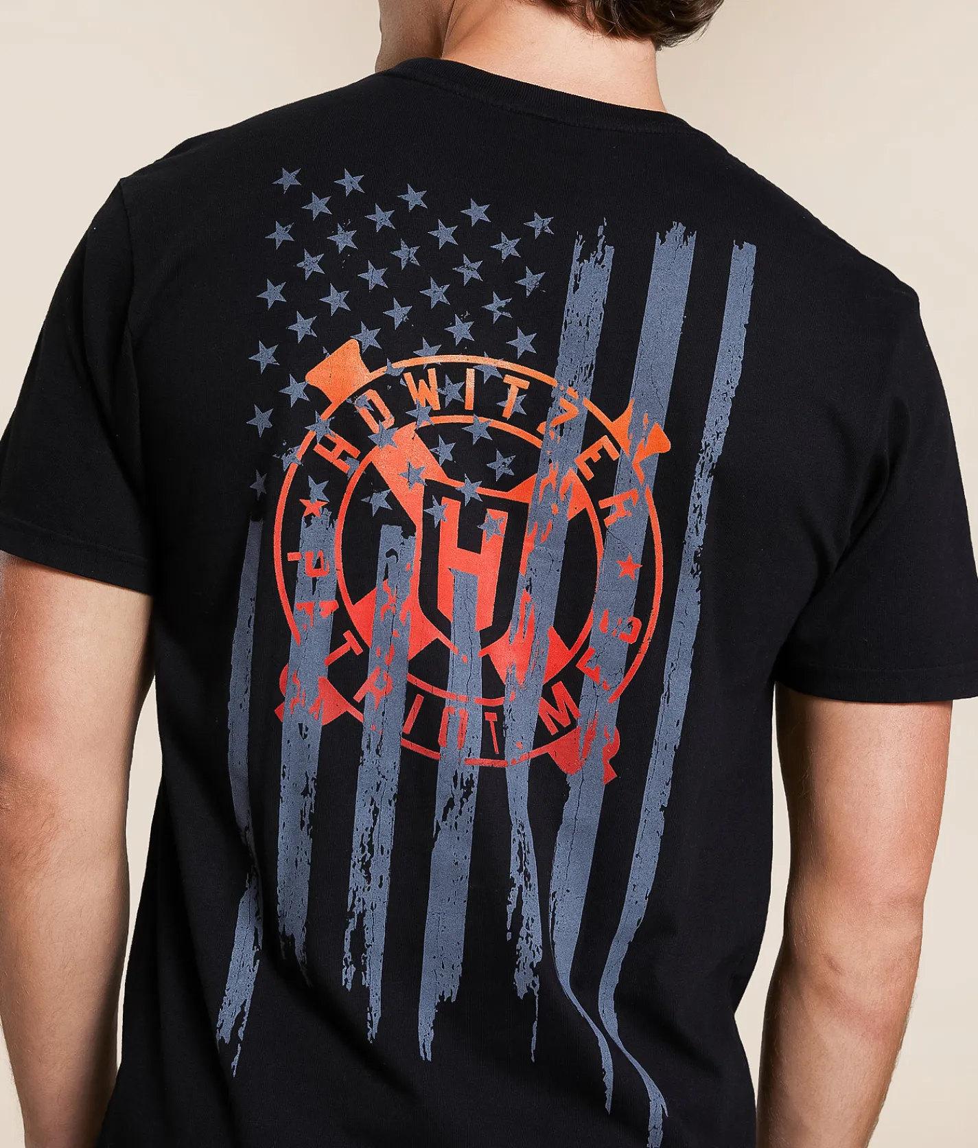 Tops|Graphic T-Shirts | Howitzer Torn T-Shirt Black
