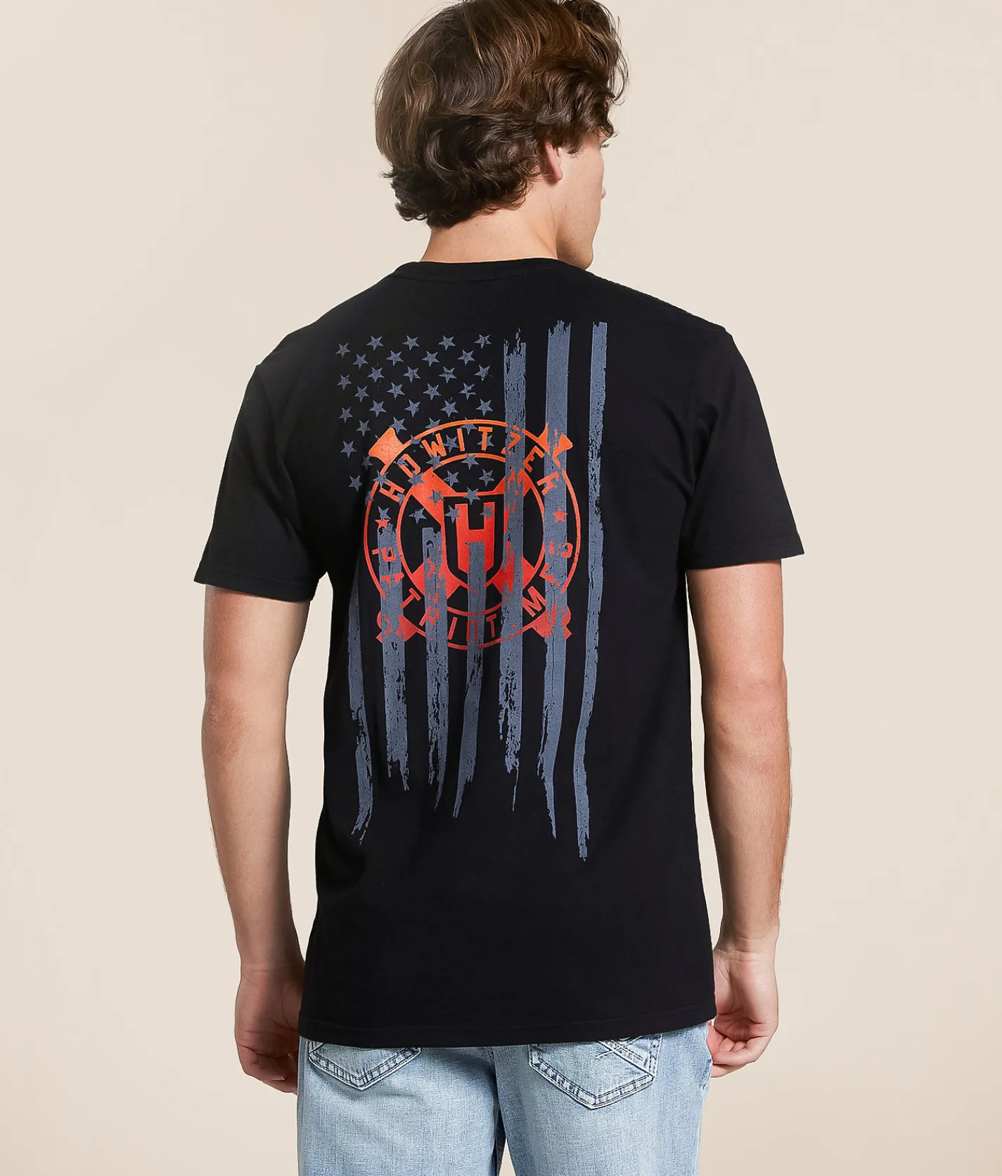 Tops|Graphic T-Shirts | Howitzer Torn T-Shirt Black