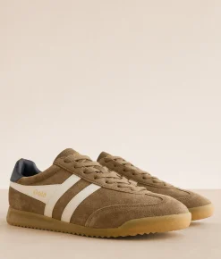Shoes | Gola® Torpedo Leather Sneaker Tobacco Off White Navy