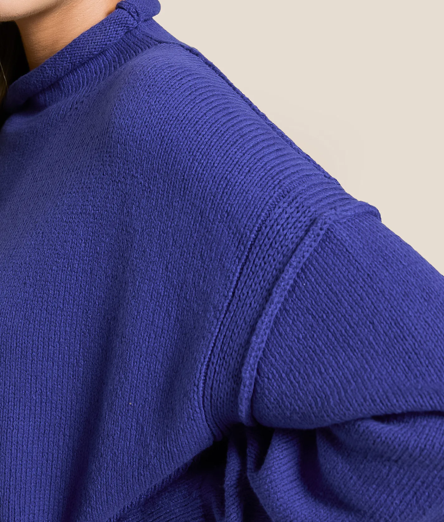Tops | Free People Torres Oversized Sweater Skipper Blue