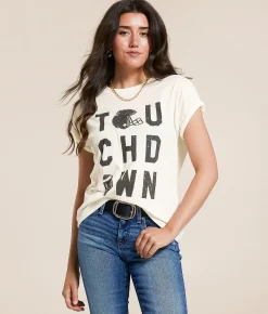 Tops | Z Supply Touchdown Boyfriend T-Shirt Vanilla Ice