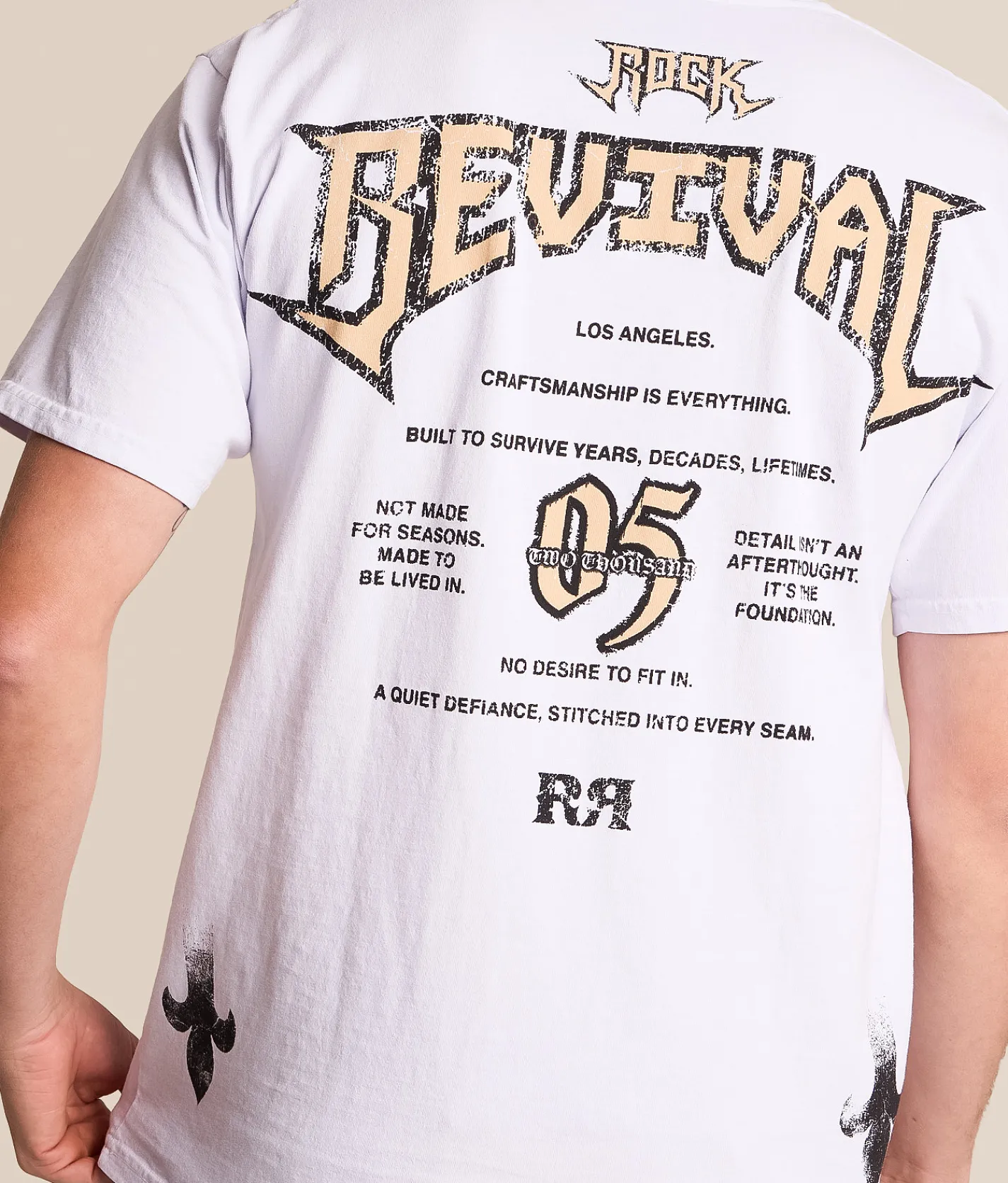 Tops|Graphic T-Shirts | Rock Revival Tour Revival T-Shirt White
